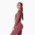 Дамска блуза с дълъг ръкав за  тренировка Carpatree Dopamine Buzz Seamless rose/brown 3