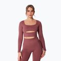 Дамска блуза с дълъг ръкав за  тренировка Carpatree Dopamine Buzz Seamless rose/brown 6