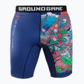 Мъжки шорти за тренировка Ground Game Vale Tudo Tatakai сини