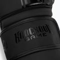 Боксови ръкавици GroundGame Stripe черни 21BOXGLOSTRBL10 5