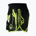 Мъжки шорти за тренировка Ground Game Muay Thai Neon black/green neon 4