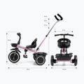 Триколесен велосипед без педали Milly Mally Axel pink 11