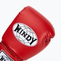 WINDY Classic Синтетична кожа червени боксови ръкавици 5