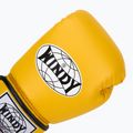 WINDY Classic Синтетична кожа жълти боксови ръкавици 5