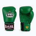 RAJA BOXING Единична стандартна естествена кожа зелени боксови ръкавици
