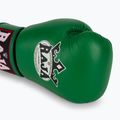 RAJA BOXING Единична стандартна естествена кожа зелени боксови ръкавици 5