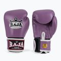 RAJA BOXING Единична стандартна естествена кожа лилави боксови ръкавици