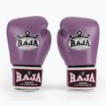 RAJA BOXING Единична стандартна естествена кожа лилави боксови ръкавици 2