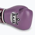 RAJA BOXING Единична стандартна естествена кожа лилави боксови ръкавици 5