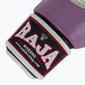 RAJA BOXING Единична стандартна естествена кожа лилави боксови ръкавици 6