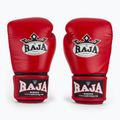 RAJA BOXING Единични стандартни боксови ръкавици от естествена кожа червени 2