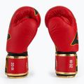 RAJA BOXING Произход Стандартна естествена кожа червени боксови ръкавици 4
