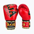 RAJA BOXING Произход Стандартна естествена кожа червени боксови ръкавици 2