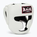 RAJA BOXING каска от естествена кожа бяла