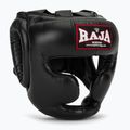 RAJA BOXING Полукожена черна боксова каска