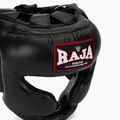 RAJA BOXING Полукожена черна боксова каска 4