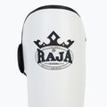 RAJA BOXING Олекотени предпазители за пищяли Полукожени бели протектори за пищяли и стъпала 6