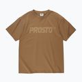 Мъжка тениска PROSTO Big Logo cinnamon beige