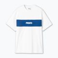 Мъжка тениска PROSTO Root white/navy blue