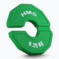 Тежест за наслагване на HMS TSN25 2 x 0,25 kg зелена 2