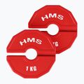 Тежест за наслагване на HMS TSN100 2 x 1 kg червен