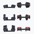 Комплект тежести HMS SGR18 Pro 3W1 41 кг черни 3