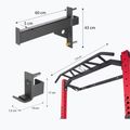 Сгъваема клетка за тренировка HMS KLT23 red/black 8