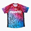 Мъжка тренировъчна тениска MANTO Multi Gradient blue MNR513_BLU/RED_2S