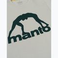Мъжка тениска MANTO Vibe 25 light gray/dark green 2