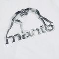 Тениска MANTO Metal бяла 2