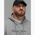 Мъжки суичър MANTO Peaceful Violence Hoody сив 3