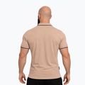 Мъжка поло тениска Octagon Legion Tipped Small Logo 3D Polo beige 2