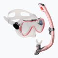 AQUA-SPEED детски комплект за гмуркане Enzo + Evo маска + шнорхел розов 604