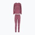 Дамски комплект термоактивно бельо Viking Lan Pro claret/light pink