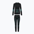 Дамски комплект термобельо Viking Ilsa black/turquoise