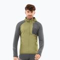 Мъжки суитшърт за трекинг Viking Birger Hoodie olive/dark grey