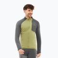 Мъжки суитшърт за трекинг Viking Birger olive/dark grey