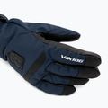 Мъжки скиорски ръкавици Viking Lars Ski navy/black leather 5