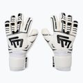 Детски вратарски ръкавици Football Masters Symbio NC, бели 1177-1