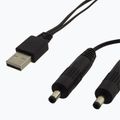 USB кабел за зареждане за отопляеми ръкавици, чехли и качулки Glovia GE33C, черен 2