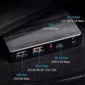PowerNeed ES-100 100W слънчево зарядно устройство черно 4
