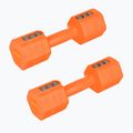 Регулируеми дъмбели HMS HL03 2 x 2,5 kg orange