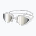 Огледални очила за плуване BuddySwim OzeanX Mirror white / silver