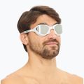Огледални очила за плуване BuddySwim OzeanX Mirror white / silver 6