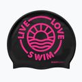 BuddySwim LLS2 Силиконова шапка за плуване черна / розова