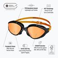 Очила за плуване BuddySwim Ozean black/orange/orange 8