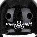 Triple Eight Сертифицираната каска Sweatsaver с черен блясък 7