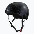 Triple Eight Сертифицираната каска Sweatsaver с черен блясък