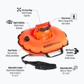 BuddySwim Хидрастационен буй 10 л оранжев 2