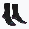 Дамски чорапи Bridgedale Lightweight Merino Performance Boot Original black/purple
